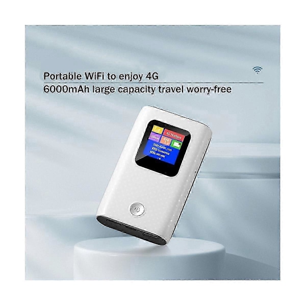 4G LTE Router 6000MAh Power Bank Router Bærbar Trådløs WiFi Hotspot Router 150Mbps Trådløs WiFi