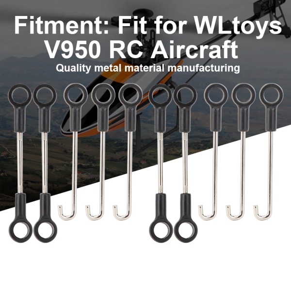 2 set set Uppgraderingstillbehör Passar till WLtoys V950 RC-flygplan