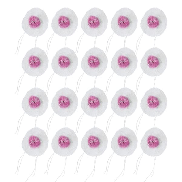20 stk parafinlampe-mantler Gass Campinglys Mesh Stoff Lampeskjerm Dobbelthode