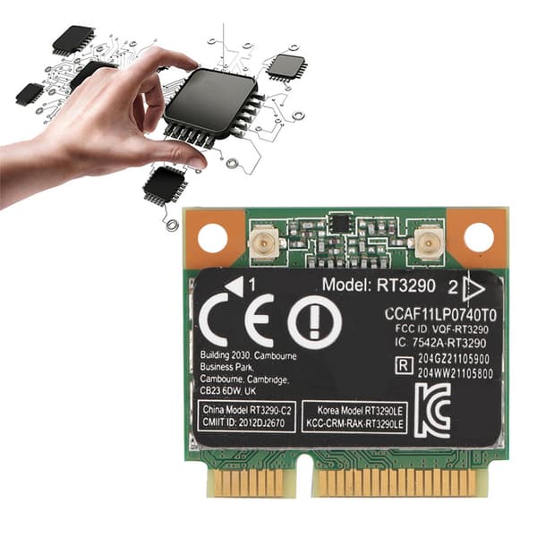 RT3290 Wi-Fi Trådlöst Nätverkskort 150Mbps För Mini PCI-E Port Dator