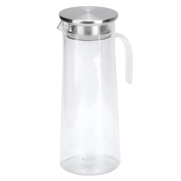 1,2L Akryl Transparent Juicepresser Kaldt Vann Mugge Krukke for Bar Hjemmebruk Rustfritt Stål Lokk