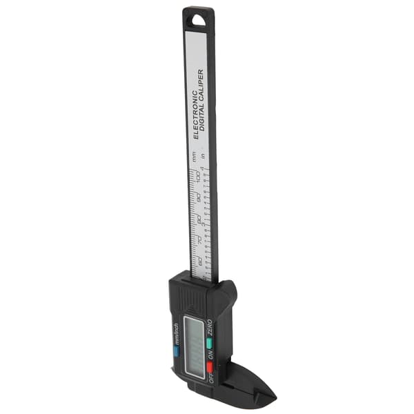 Digital LCD Display Skjutmått Hög Noggrannhet Plast Kolfiber Vernierskala 0-100mm