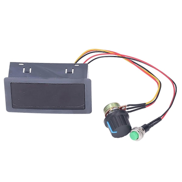 DC Motor Hastighetsregulator Digital Display PWM Steglös Hastighetskontrollbrytare med 0.56in LED