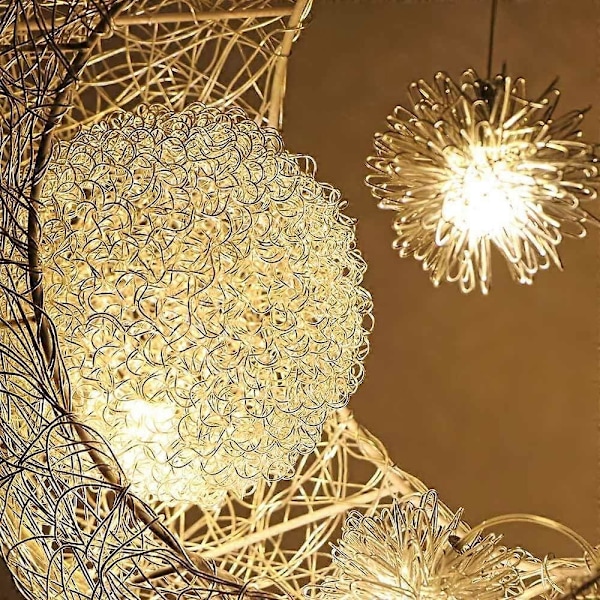 2025 Lämplig Härlig Måne och Stjärna Fairy Light Hängande Aluminium Taklampa för Barn Sovrum Vardagsrum