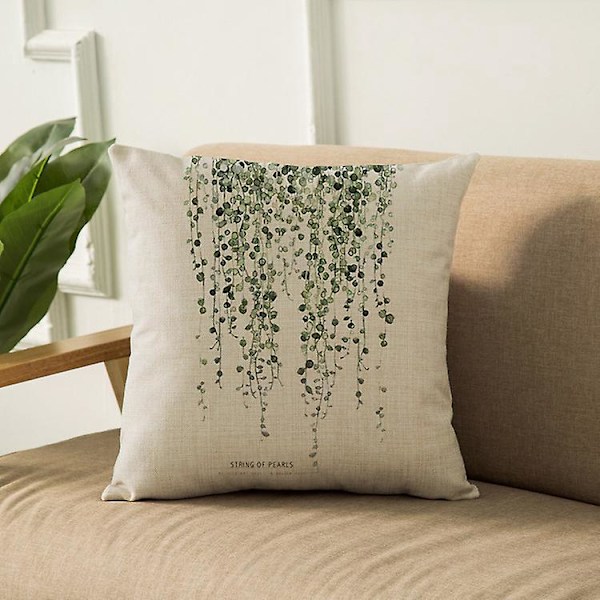 Set med 7 st Dekorativa Mjuka Kuddfodral för Soffa, Sovrum - 45 x 45 cm (7 olika stilar)