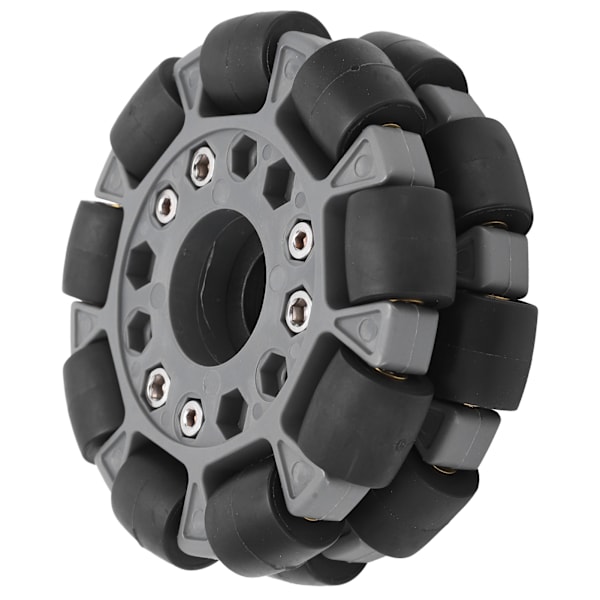 100mm kaksoismuovista valmistettu omnipyörä, kuormitus 20 kg, alustarobottipakkausta 14049 varten