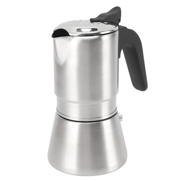 304 Rostfritt Stål Moka Kanna Handbryggd Kaffe Kanna Högtrycks Kall Extraktion Enkel Ventil Kaffe Utrustning för Hem Cafe