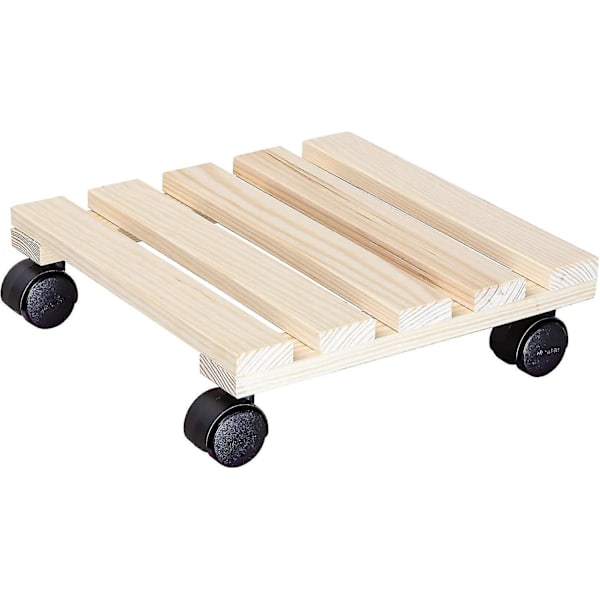 Blomkrukställ på hjul 29 x 8 cm I Blomkruka rullplatta för inomhusbruk I Lastkapacitet 100 kg