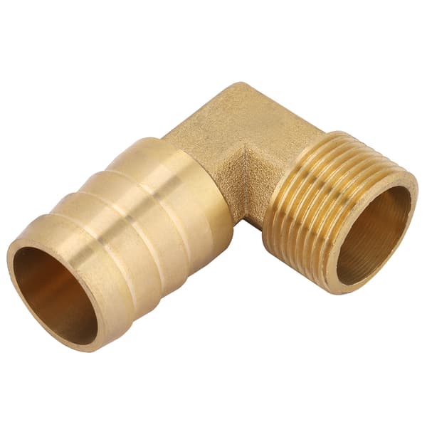 1 stk. 3/4\" han gevind messing albue pigget kobling slangefitting (25mm)
