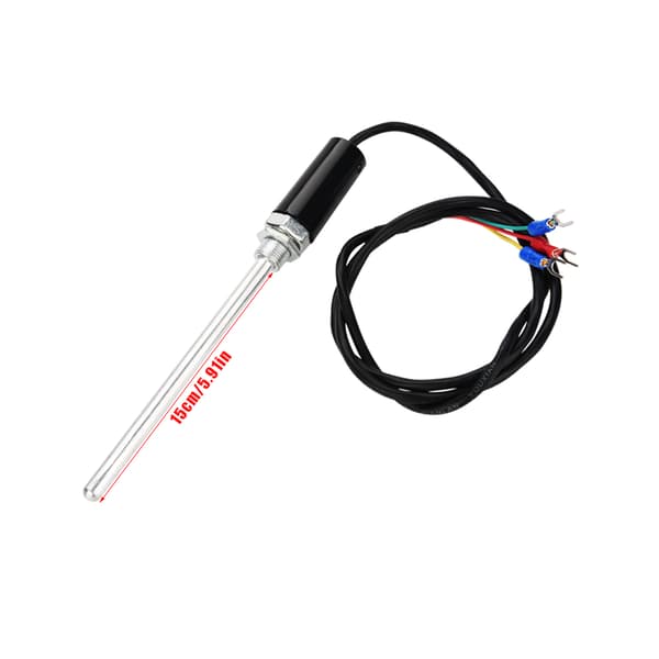PT100 Typ Temperatur Termoelement Sensor Sond med Rostfri Stålkabel (150mm)