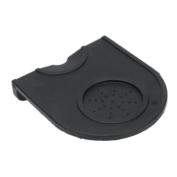 Kaffe Tamper Pad Silikone Anti Slip Tamper Måtte Blød Harmløs Hjørne Tampe Måtte til HusholdningSort