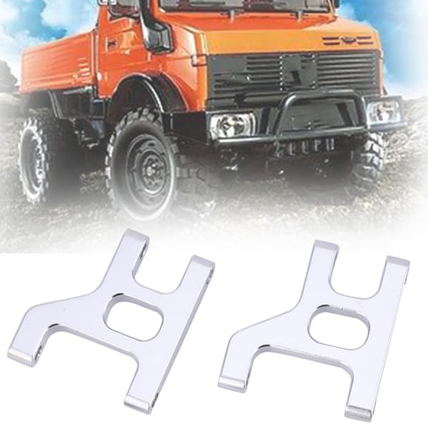 Aluminiumslegering Forreste Nedre Ophængsarm (V/H) Passer til TAMIYA 1:10 CC01 RC Modelbil Sølv CC01-003S