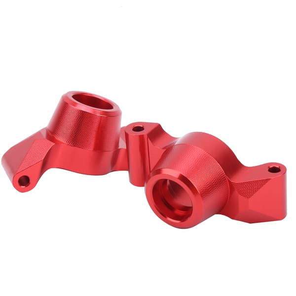 1 par bakakselkopper i aluminiumslegering tilbehørsdeler for MAXX 89076‑4 1/10 RC-bil rød