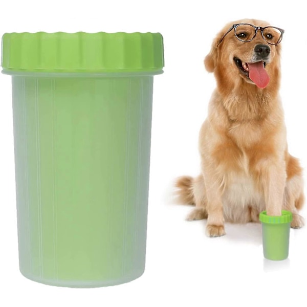 Hundepoterenser, Bærbar Hundepotevasker, Blød Silikone Kæledyrsrensebørste Kop, Hundefodvasker Massager til Badning, Pleje, Udendørs, Fjernelse af Snavs