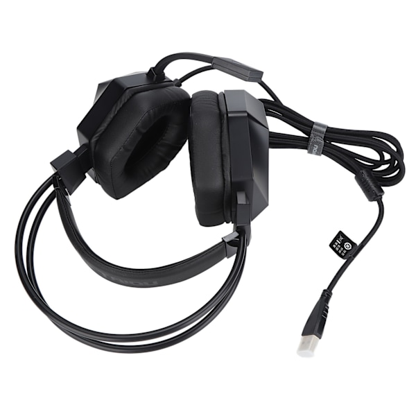 TAIDU THS300A4 -pelikuulokkeet 7.1 Surround Sound -äänellä, langalliset USB-liitännällä varustetut pelikuulokkeet melunvaimennusmikrofonilla