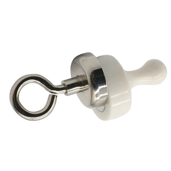 Magnetiska tryckknappar, kylskåpsmagneter, multifunktionella för utomhus, tält, camping, kök, vita
