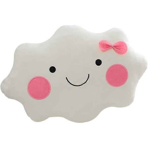 Smiley Face Moln Kudde Mjuk Plysch Sovkudde Gosedjur Sovrumsinredning Moln Kudde Pillo