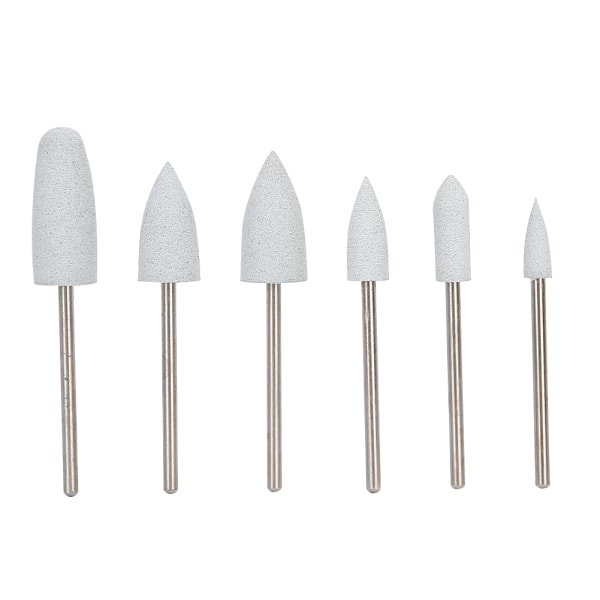 6st Nagelborr Nail Art Drill Manikyr Sliphuvud Nagelpoleringsbits Tillbehör06