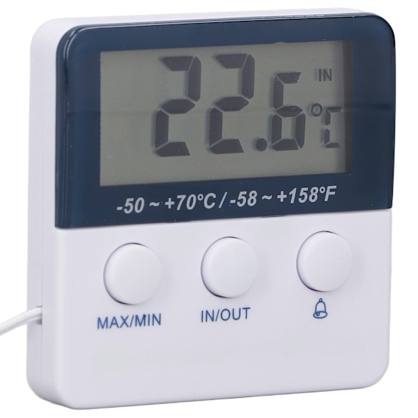 2 i 1 Termometer Hygrometer ℃/℉ Läge Hög Noggrannhet Hög Låg Temperatur Larm Termometer
