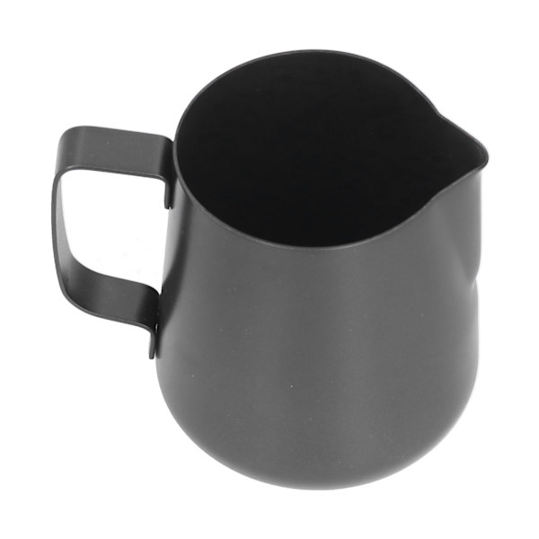 Tykk skumkopp i rustfritt stål Kaffe Art Mugge Melkeskummende kanne med spiss tut350ML