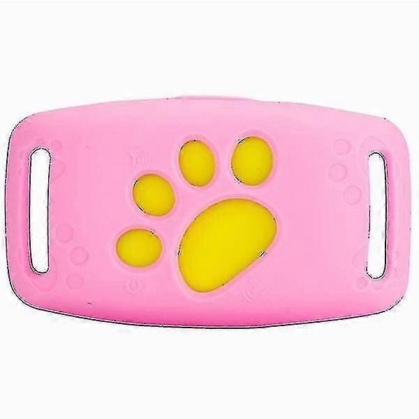 Smart GPS Katte- og Hundehalsbånds Tracker - B15 Pink