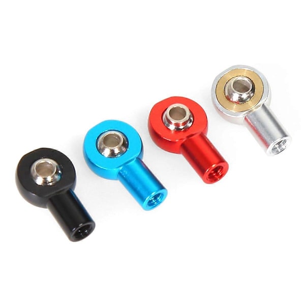 10 stk. M2.5 Link Rod Joint Ball End Holder for RC Modellbil Svart