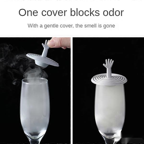 Silicone Drain Plug Bathroom Floor Drain Cover Sink Deodorant Insect-proof Sealing Plug Universal Round Protector Light Gray Light Grey