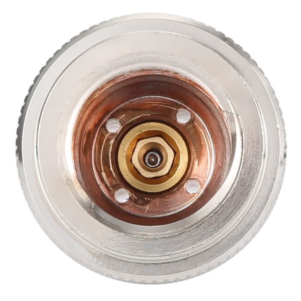 CO2-adapter i messing, erstatningstank, ombygging (sølv)