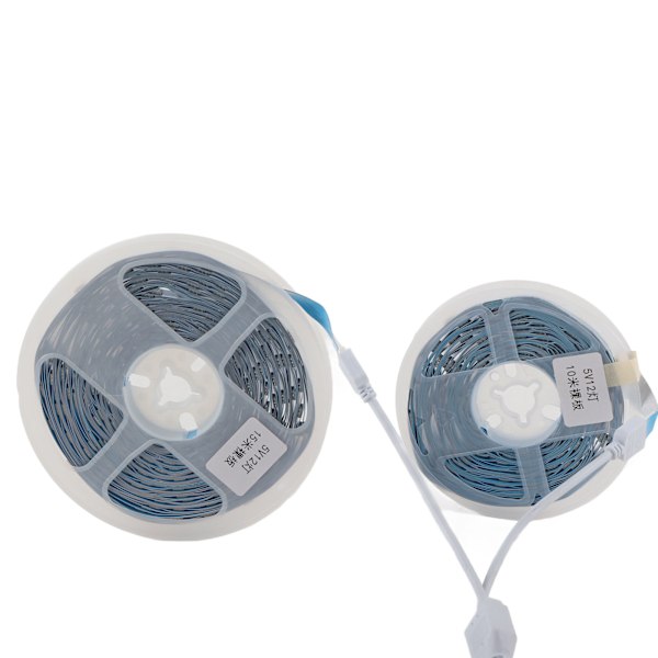 LED RGB-stripe lys 5V knappkontroll tape lys fargeskiftende USB-drevet stripe lys for soverom 25m / 82ft