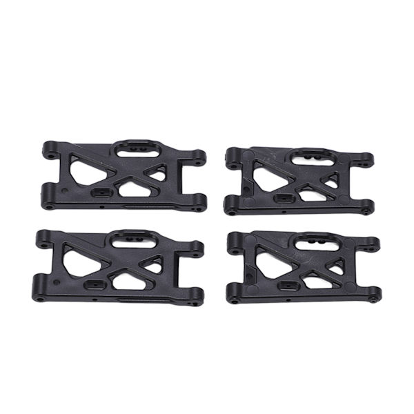 4 kpl RC-ripustusvarsi, edessä ja takana, musta muovi, WLtoys 144001 144002 124019 124018 124017 144010
