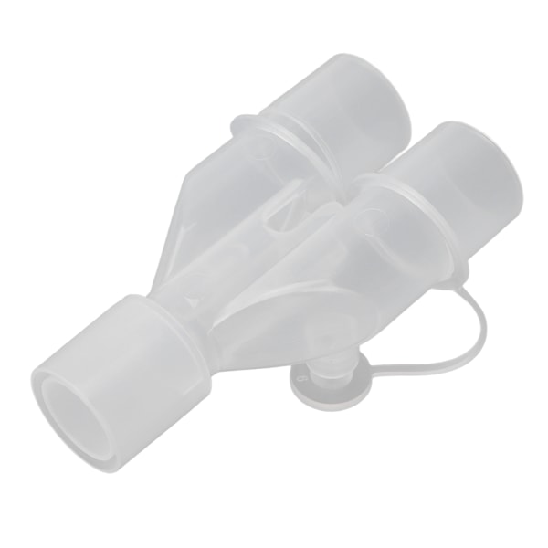 Återanvändbar slangadapter för andningsmaskin 15 mm till 22 mm Y-formad adapter för syrgasslang i plast