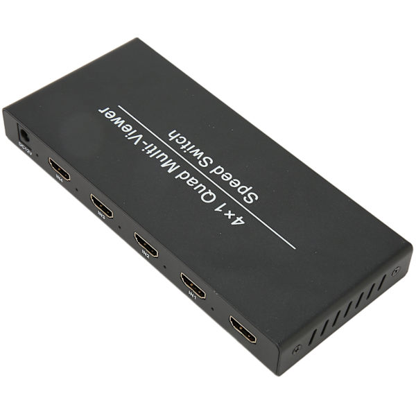 4X1 HD Multimedia Interface Multi Switcher 4 ind 1 ud 1080P ved 60Hz HD Multimedia Interface Multi Viewer 100‑240V US-stik