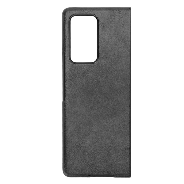 Mobilt läderfodral för Samsung Galaxy Z Fold 2 skyddande fodral AntiFall-fodral (svart)