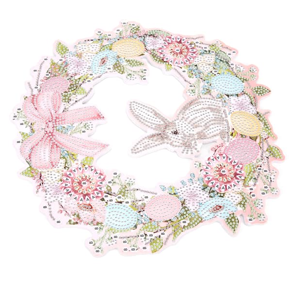 DIY Rhinestones Maleri Krans Mønster Krystall Broderi Bilde Dekorasjonssett