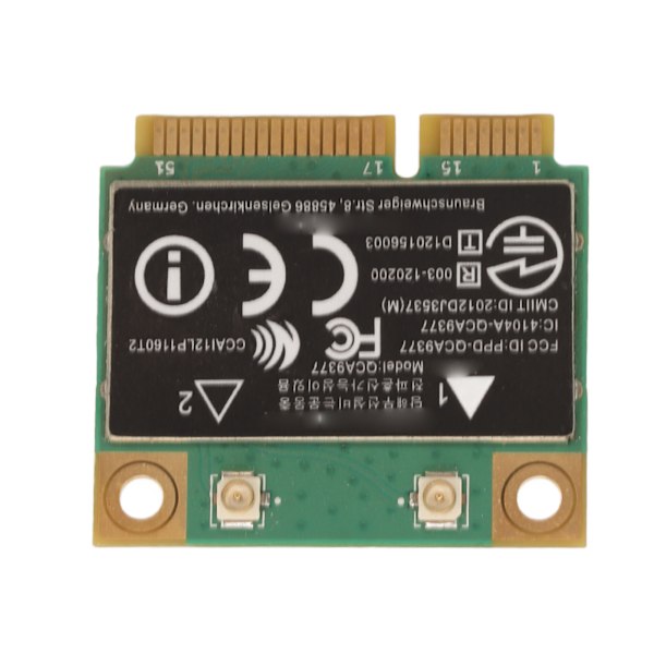 QCA9377 Mini PCIE WiFi-kort 433 Mbps 2,4 G 5 GHz Dual Band WiFi-adapter för Windows 7 8 10 för bärbar dator Mini PC