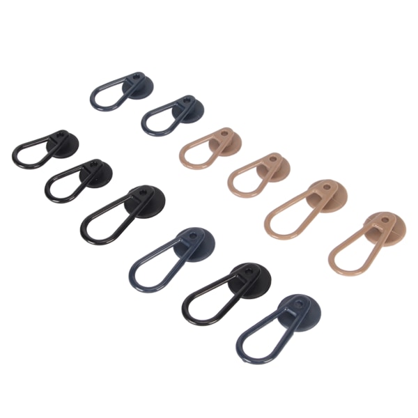 12st Button Extenders Byxor Midjeknappsförlängare Kvinnor Män Byxor Midjeförlängare 2 storlekar 10LB Midjeband Expander