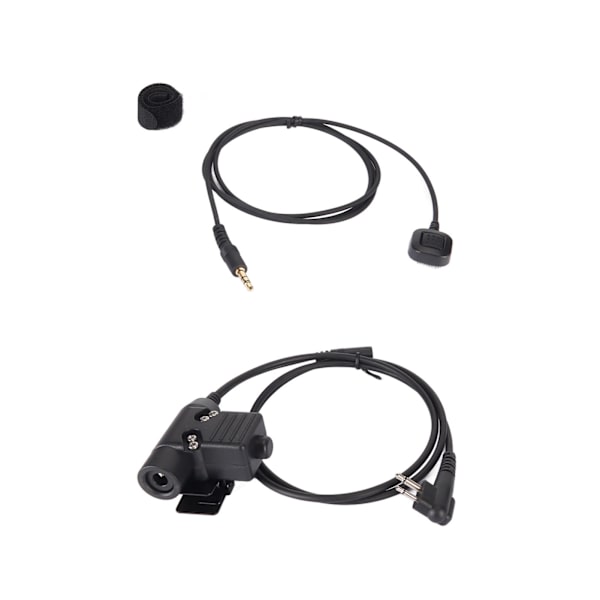 U94 PTT Adapter Push to Talk Button Walkie Talkie Military Headset -liitin sopii MOTOROLA GP88:lle