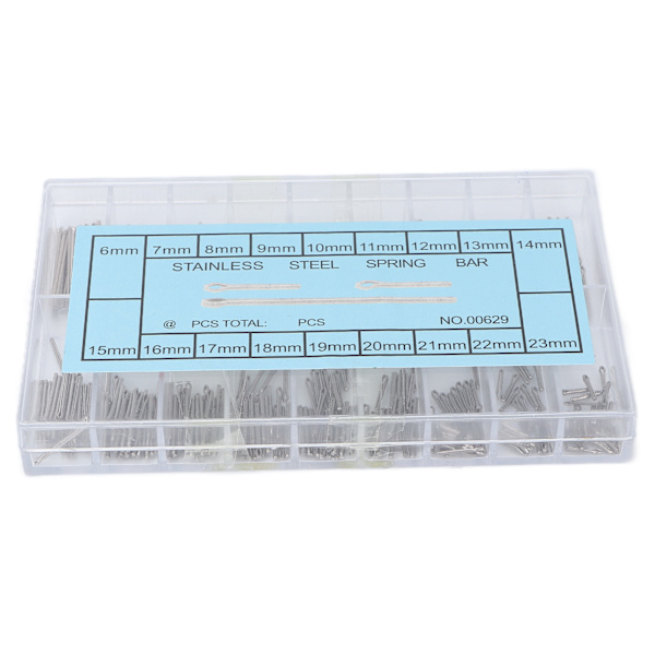 Watch Split Pins Alloy Watch Band Link Cotter Pins Spring Bars Verktyg i 18 olika storlekar