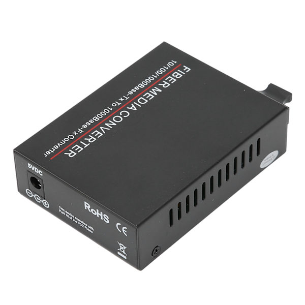 Fibersender/mottaker TBCMC3602ED20 20km/SC/1310nm RJ45 fiberoptisk ruter 100240V(EU-plugg)