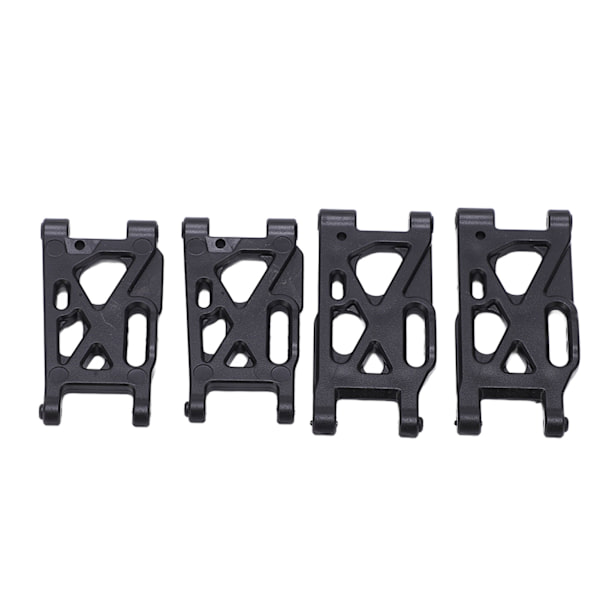 4 kpl RC-ripustusvarsi, edessä ja takana, musta muovi, WLtoys 144001 144002 124019 124018 124017 144010