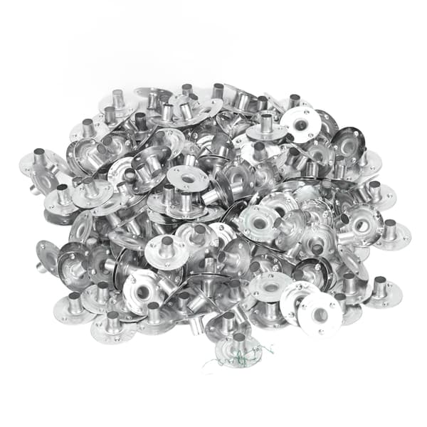 200 stk. vekefliker DIY metallbase vekeholderfliker for laging av stearinlys