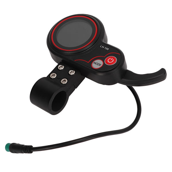 Elektrisk cykel LCD-display med 5P vandtæt stik 24V 36V 48V 60V kontrolpanel til 22,2mm elektrisk scooter