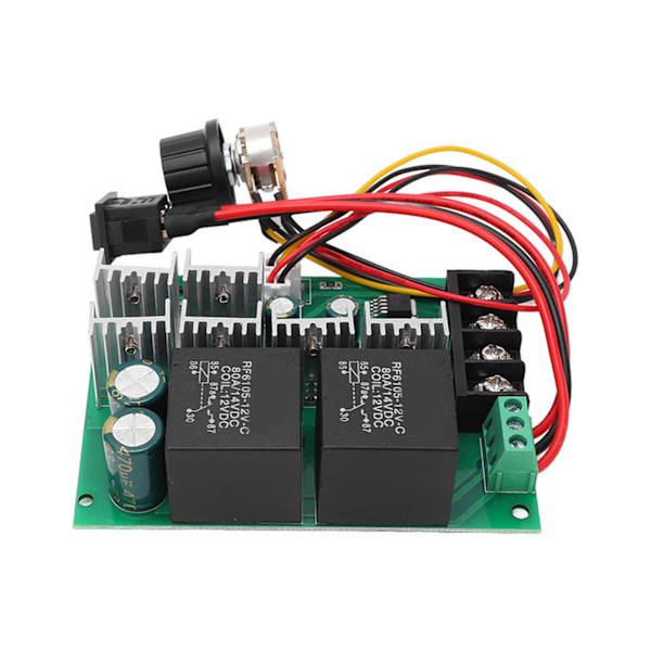 DC-moottorin ohjain Harjan nopeuden säätö Säädettävä CW CCW-kytkin Suuri vääntö 40A 10-50V