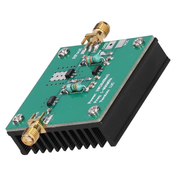 12VDC RF Power Bredbåndsforstærker Forstærkningsmodul 1-930MHz Arbejdsfrekvens 2.0W