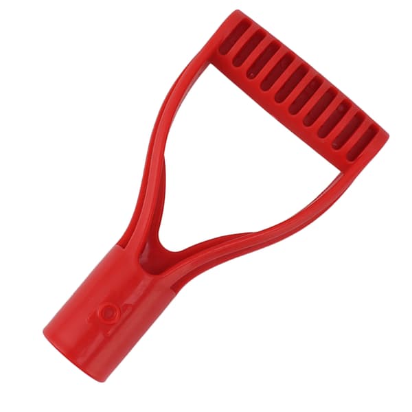 Spadehåndtak Plast 32 mm indre diameter D-grep Håndtak Spadehåndtak Erstatning for snøspade Graving Raking Rød