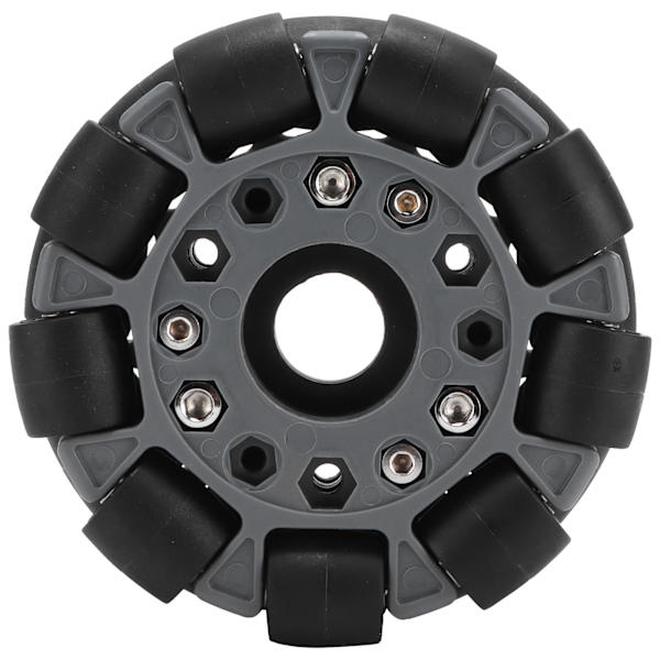 100mm Hållbara Nylon Gummi Lager Rullar Omni Hjul för Robot Race Hjul 14041