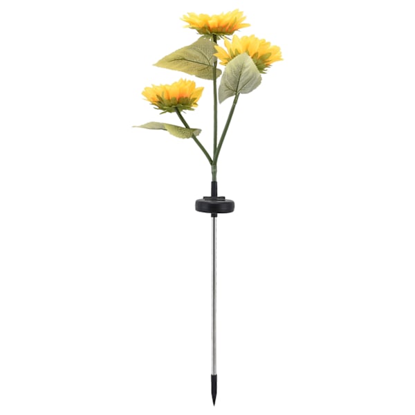 Solar Sunflower Lights Automatic Energy Saving IP65 Waterproof LED Charging Inductive Switch Control Decorative Lights