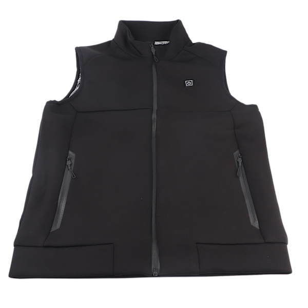 Oppvarmet vest med USB-lading, 3 temperaturnivåer, elektrisk varmeklær, unisex for menn og kvinner, XL