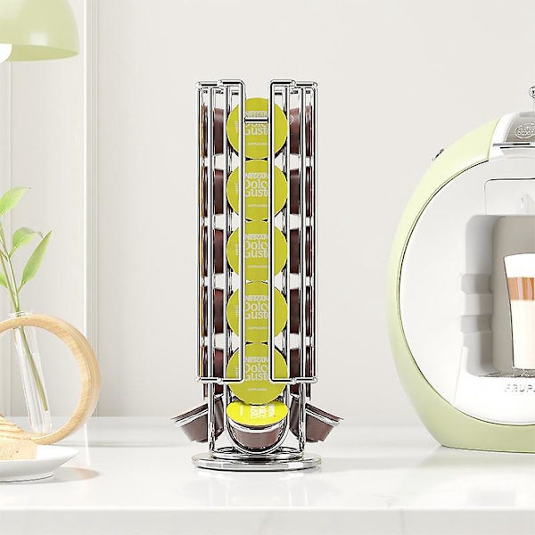 Kaffekapselholdere, Kaffeputebrett K Koppstativ Kaffeputeorganisator Putestativ Kaffekanneholder (Ingen kaffe)