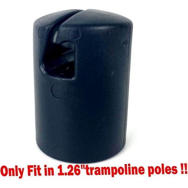 Trampolintillbehör för barn Trampolinstängsel Stolplock Säkerhetstrampolin rörskydd Trampolinskydd Stångskydd ersatt 6 stycken, 47g